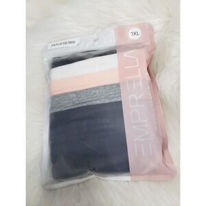 NEW 3XL PLUS SIZE EMPRELLA 5 PACK BIKINI underwear panties womens